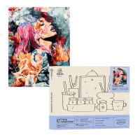 Картина по номерам Розовый цветок 40x50 см, IDEA2-GX26747, ТМ 99IDEAS