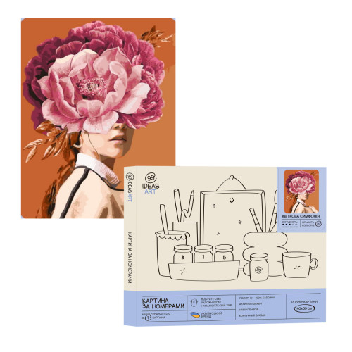 Картина по номерам Цветочная симфония 40x50 см, IDEA2-GX39367, ТМ 99IDEAS