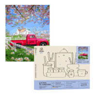 Набір для розфарбовування за номерами Чорний пікап 40x50 см, IDEA2-GX41727, ТМ 99IDEAS Набір для розфарбовування за номерами Чорний пікап 40x50 см, IDEA2-GX41727, ТМ 99IDEAS