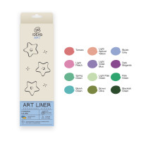 Набор цветных линеров, 12 цв.,12 set Charming colors, IDEA10-AL12CHARM, 99IDEAS