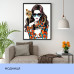 Набор для росписи по номерам Модница 40x50 см, IDEA2-GX38960, ТМ 99IDEAS