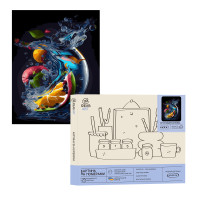 Набор для росписи по номерам Фруктовый коктейль 40x50 см, IDEA2-GX46770, ТМ 99IDEAS