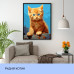 Набор для росписи по номерам Рыжий котик 40x50 см, IDEA2-GX46348, ТМ 99IDEAS