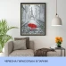 Набор с алмазной мозаикой Красный зонт в Париже, 40x50 см, IDEA2-CK2163, ТМ 99IDEAS