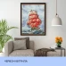 Набор с алмазной мозаикой Красные паруса, 40x50 см, IDEA2-CK1148, ТМ 99IDEAS
