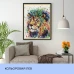 Набор с алмазной мозаикой Цветной лев, 40x50 см, IDEA2-CK5733, ТМ 99IDEAS