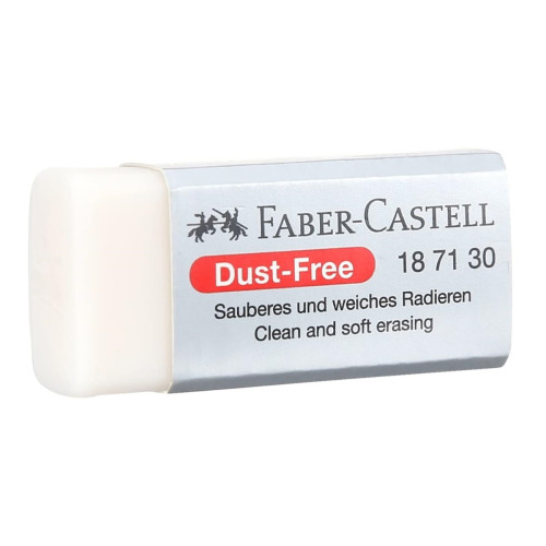 Ластик Faber-Castell Dust-Free вініловий білий , 187130