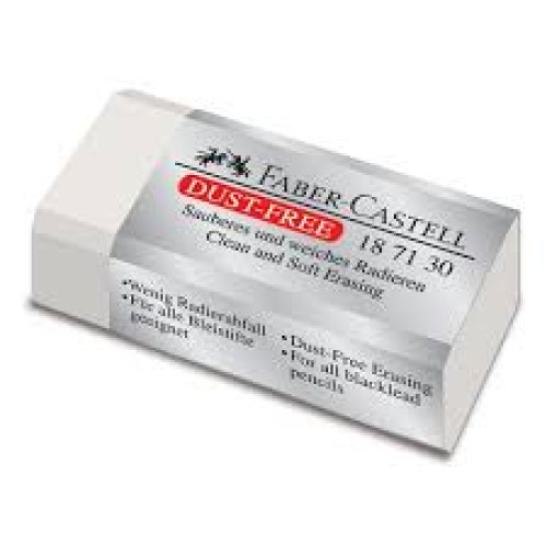 Ластик Faber-Castell Dust-Free виниловый белый, 187130
