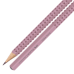 Карандаш чернографитный Faber-Castell Grip 2001 Rose Shadows B, корпус нежно розовый, 517054