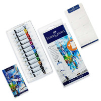 Краски акриловые 12 цветов Faber-Castell Creative Studio, 12 туб х 20 мл, 379212