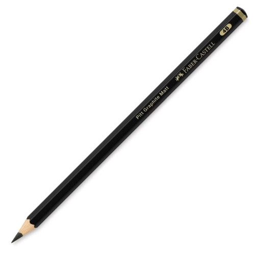 Карандаш чернографитный матовый Faber-Castell Pitt Graphite Matt, степень твердости 4В, 115204