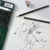 Карандаш чернографитный матовый Faber-Castell Pitt Graphite Matt, степень твердости 14В, 115214