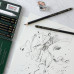 Набор матовых чернографитных карандашей Faber-Castell Pitt Graphite Matt, в метал. коробке (НВ-14В) 115220