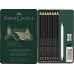 Набор матовых чернографитных карандашей Faber-Castell Pitt Graphite Matt, в метал. коробке (НВ-14В) 115220