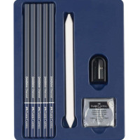 Набір вугільних олівців 8 предметів, Faber-Castell