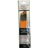 Набір пензлів 5 шт круглі синтетика 5050R, Giorgione