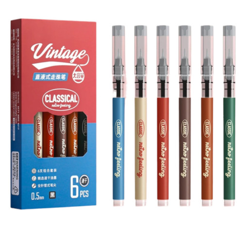 Набор линеров Vintage 6 штук черные, Languo