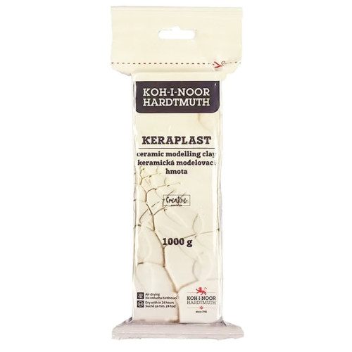 Самозастигаюча глина біла Keraplast KOH-I-NOOR, 1 кг