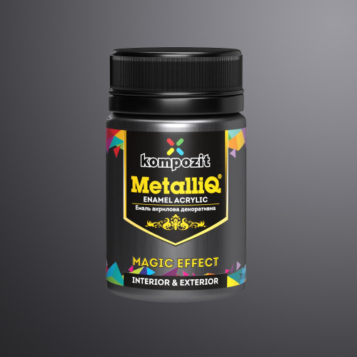 Эмаль акриловая METALLIQ Платина Kompozit, 500 мл