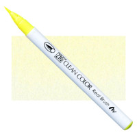 Акварельний маркер-пензель 001 Флуоресцентний жовтий, ZIG Clean Color Real Brush