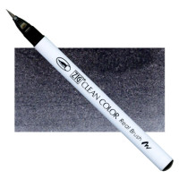 Акварельный маркер-кисть 010 Черный, ZIG Clean Color Real Brush