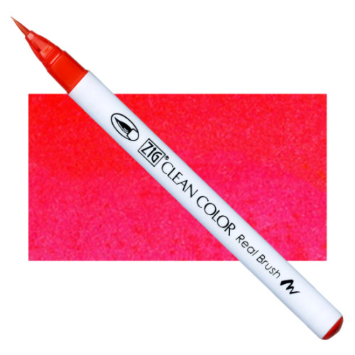 Акварельний маркер-пензель 020 Червоний, ZIG Clean Color Real Brush