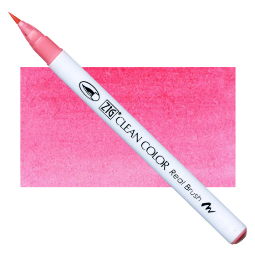 Акварельный маркер-кисть 021 Светлый кармин, ZIG Clean Color Real Brush