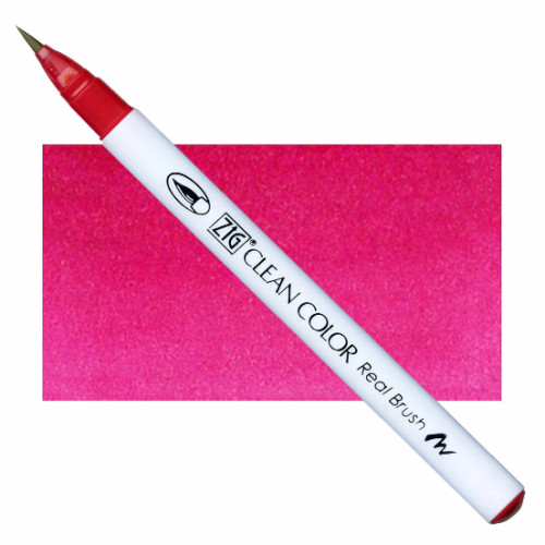 Акварельный маркер-кисть 024 Винный красный, ZIG Clean Color Real Brush
