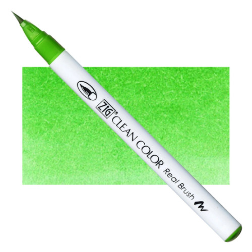 Акварельний маркер-пензель 047 Травневий зелений, ZIG Clean Color Real Brush