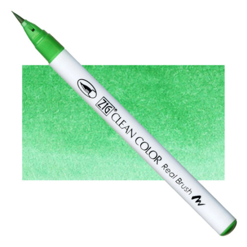 Акварельный маркер-кисть 048 Изумрудно-зеленый, ZIG Clean Color Real Brush