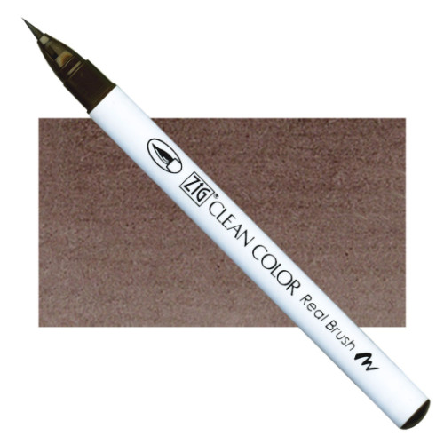 Акварельный маркер-кисть 068 Глубокий коричневый, ZIG Clean Color Real Brush