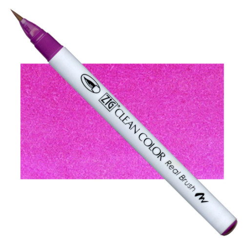 Акварельный маркер-кисть 082 Пурпурный, ZIG Clean Color Real Brush