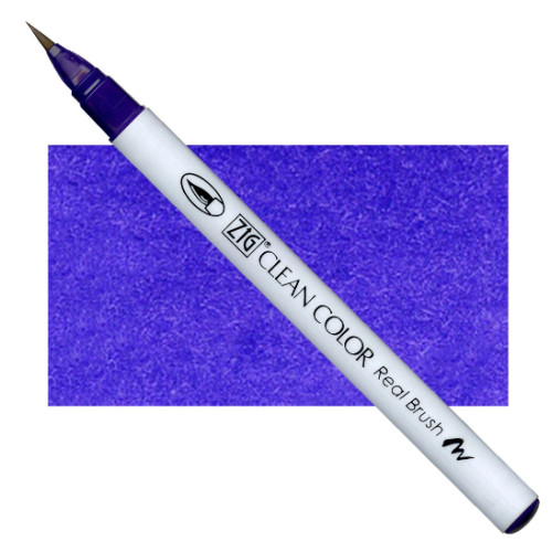 Акварельний маркер-пензель 084 Темно-фіолетовий, ZIG Clean Color Real Brush