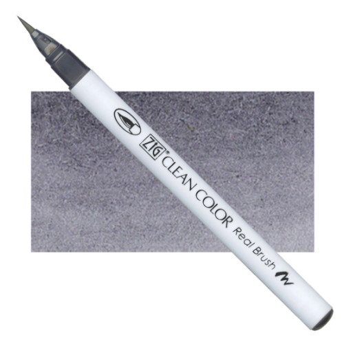 Акварельный маркер-кисть 090 Серый, ZIG Clean Color Real Brush