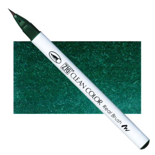Акварельный маркер-кисть 400 Морская зелень, ZIG Clean Color Real Brush