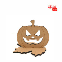Заготовка Тыква на Хэллоуин 3 на подставке МДФ 15х16,5х14см ROSA TALENT