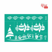 Трафарет самоклеючий 13х20см №3018 ROSA TALENT Трафарет самоклеючий 13х20см №3018 ROSA TALENT