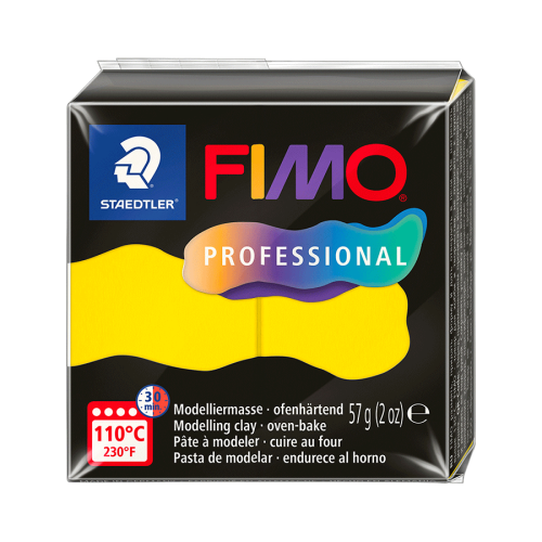 Пластика Professional желтая 57г Fimo