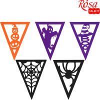 Набор фетровых заготовок Halloween 3 11,5х15см 5шт ROSA TALENT