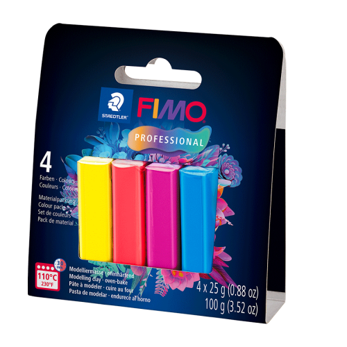 Набір пластиків Professional True colours 4х25г Fimo