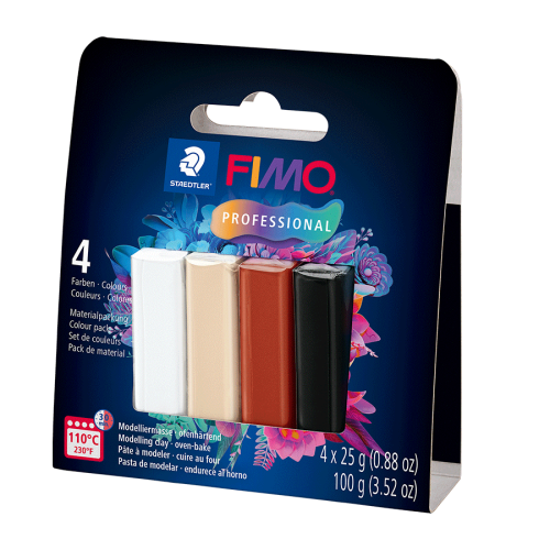 Набір пластику Professional Natural colours 4х25г Fimo