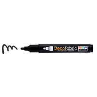 Маркер для росписи Черный односторонний №223 DecoFabric Marvy
