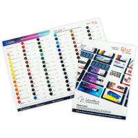 Дот-карта Профессиональные акварельные краски ROSA Gallery (90 цветов)