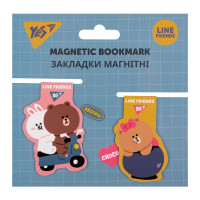 Закладки магнітні YES Line Friends №1, 2 шт