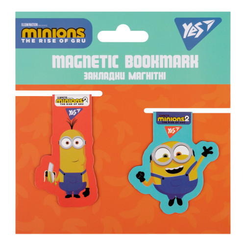 Закладки магнітні YES Minions №1, 2 шт