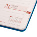 Еженедельник 10х15 см Leo Planner датированный 2024 Tiffany желто-голубой