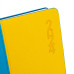 Еженедельник 10х15 см Leo Planner датированный 2024 Tiffany желто-голубой