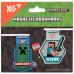 Закладки магнитные Yes Minecraft Steve №1, 2 шт