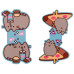 Закладки магнитные Yes Pusheen food №1, 2 шт