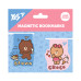 Закладки магнитные Yes Line Friends Brown and Choco №1, 2 шт